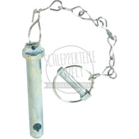 Oberlenkerbolzen mit Kette, Kategorie 1, A (mm) 19