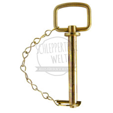 Oberlenkerbolzen mit Kette, Kategorie 2, A mm 25