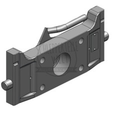 Scharmüller Adapterplatte Höhenverstellbar mit Handgriff Schienenbreite 330 mm