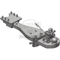 Tragplatte passend für John Deere 6175 6195 6215 00.960.387.0-SET