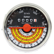 Traktormeter 80 mm Einbaumaß Drehrichtung links für passend für Eicher 20795