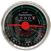 Traktormeter Drehrichtung links 20 km/h , Einbaumaß 80 mm für Fendt FW 228
