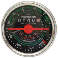 Traktormeter Drehrichtung links 30 km/h , Einbaumaß 80 mm für Fendt FW 150