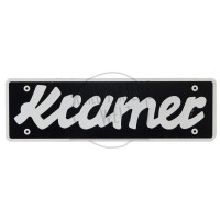 Typenschild 170 x 52 Lochbild 135 x 35  passend für Kramer