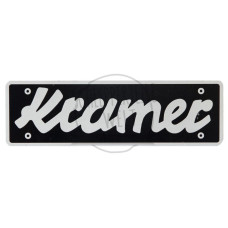 Typenschild 170 x 52 Lochbild 135 x 35  passend für Kramer