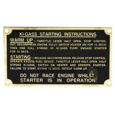 Typenschild passend für Massey Ferguson