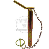 Unterlenkerbolzen mit Kette, Kategorie 3, A mm 36