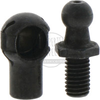 Winkelgelenk Gasdruckdämpfer A (mm) M8, D (mm) M6, C (mm) 19