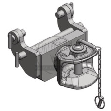 Zugmaul absteckbar unten für Massey Ferguson 342 450 352 360 365 372 375 382 390 399