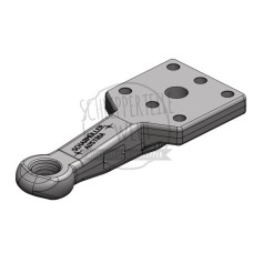 Zugöse Ausführung Flansch, D-Wert kN 102,4, Lochbild mm 130 x 115