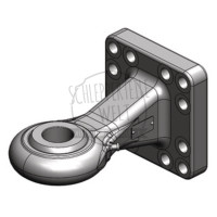 Zugöse Cat. 4 Flansch D-Wert kN 120,2 Lochbild mm 160 x 160 Zugöse 51 mm 