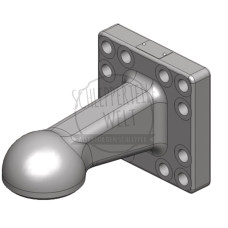 Zugöse Scharmüller Stützlast kg 4000 D-Wert kN 120 Lochbild mm 160 x 160