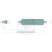 Gasdruckfeder A mm 456 B mm 254 C mm 10 D mm 10 d1 mm 14