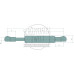 Gasdruckfeder für Case IH 5130 6140 7130 Ford / New Holland Boomer 9060L 9080L
