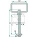 Oberlenkerbolzen ohne Kette 16 mm - 165 mm