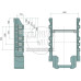 Anhängebock passend für John Deere 6175R 6190R 6195R 6210R 6215R RO889R45040