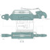 Hydraulischer Oberlenker Kat 3 / 37 mm -  666 / 906 mm