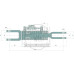 Hydraulische Hubstrebe für Ford / New Holland T3010 T3020 T3030 T3040 TCE40