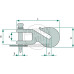 GRANIT Haken, A 90 mm, L 190 mm, h 40 mm L (mm) 190, H (mm) 40