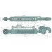 Hydraulischer Oberlenker Eco-Line Kat 2 -  560 / 798 mm