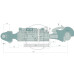 Hydraulischer Oberlenker Fanghaken / Gabelgelenk Kat2 - 610 / 825 mm