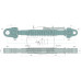 Mechanischer Oberlenker passend für John Deere 8330 8530 - RE278964