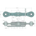 Mechanischer Oberlenker Kat 1 - 260 / 300 mm