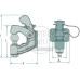 Kugelkupplung K50 4 Lochflansch - A (mm) 50, B (mm) 85,7, C (mm) 13