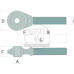 Oberlenker Gewindespindel Rechtsgewinde M24 x 3