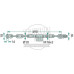 Stabilisatorkette A (mm) 490, B (mm) 16 x 2, C (mm) 18 x 1,5
