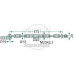 Stabilisatorkette A (mm) 575, B (mm) 20 x 2,5, C (mm) 20 x 2,5