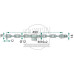 Stabilisatorkette A (mm) 490, B (mm) 16 x 2, C (mm) 18 x 1,5