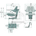 Sitz - Traktorsitz - Schleppersitz - mechanisch gefedert - PVC