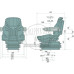 Grammer Maximo Comfort Plus Sitz für Fendt Farmer Favorit Xylon GT 250 395