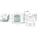 Sitz PVC Ersatz für Castel Garden, Twin Cut, John Deere - AM138194