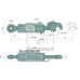 Hydraulischer Oberlenker A Kat.: 2 / 25,4  B Kat.: 2 / 25,4  F (mm): 491 / 646