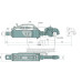Hydraulischer Oberlenker A Kat.: 2 / 25,4  B Kat.: 2 / 25,4  F (mm): 529 / 714