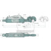 Hydraulischer Oberlenker A Kat.: 3 / 32  B Kat.: 2 / 25,4  F (mm): 602 / 852