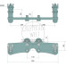 Zwangslenkung für John Deere 6R 110 6R 150 6R 195 6110R 6130R 6145R 6195M 6250R