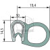 5m Dichtgummi Scheibengummi für Case IH 433 633 743 Deutz-Fahr D 3006 Fiat 55-88