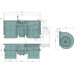 Lüftermotor für Valtra-Valmet 6000 6300 6600 8000 8350 8950 T150 T190 T5550