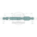 Gasdruckdämpfer 3A mm 538,5 d1 mm 8 d2 mm 20 Form diverse Hub mm 208