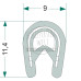 25m Dichtgummi Scheibengummi Klemmbereich mm 1 - 2,5