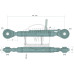 Mechanischer Oberlenker für Fendt Farmer 206 V+F 207 F 207 V 207 V+F 207 V GEN3