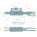 Hydraulische Hubstrebe Sperrblock für Ford / New Holland T5030 T5040 T5050 T5060 T5070