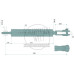 Hydraulische Hubstrebe Sperrblock mit 3/8