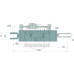 Hydraulische Hubstrebe Sperrblock mit 3/8