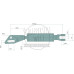 Hubstrebe links passend für Fiat 55-66 65 70-90 75 80-88 85 88-94 L 60 5119733