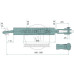 Hydraulische Hubstrebe Sperrblock mit 3/8