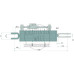 Hydraulische Hubstrebe Sperrblock mit 3/8
